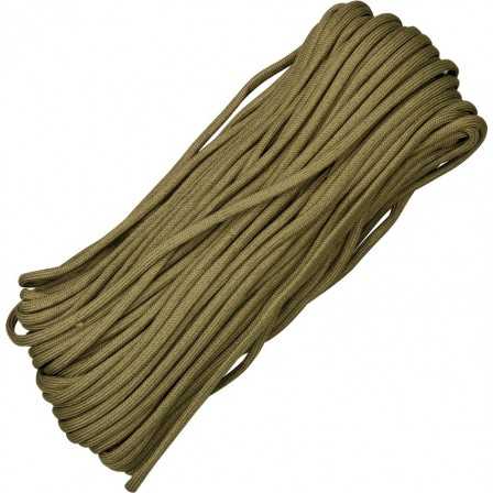 Paracord 7 strand 550lbs - 250kg Coyote Brown 100ft (30m)