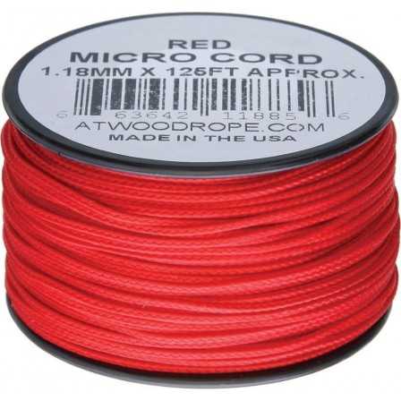 Microcord 1.18 mm Red 40 m