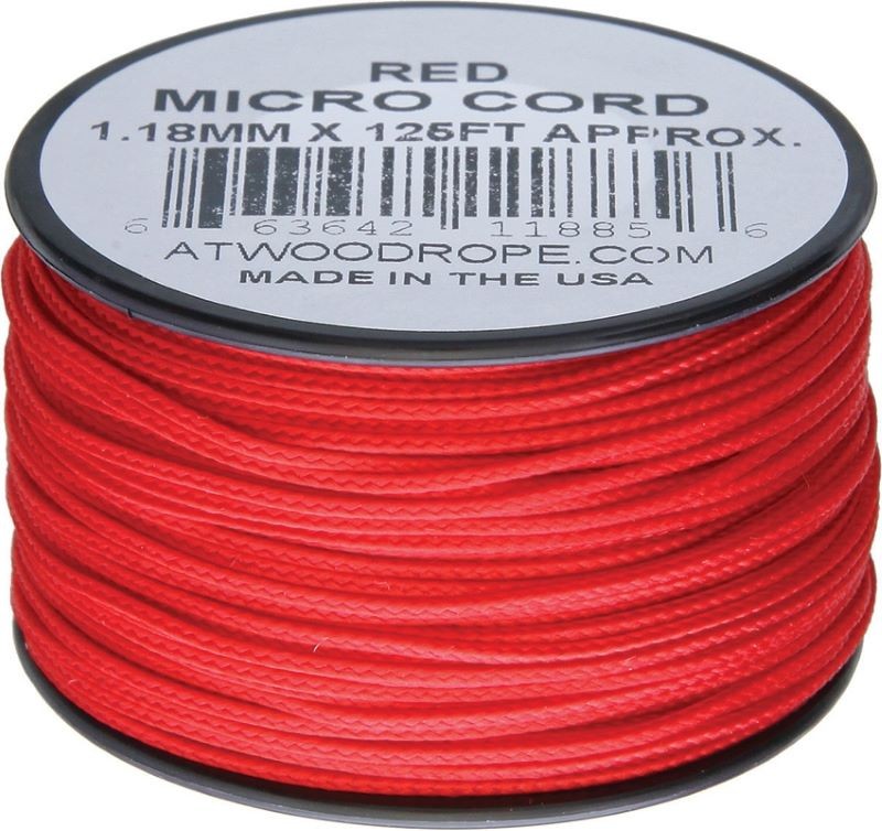 Microcord 1.18 mm Red 40 m