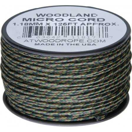 Microcord 1.18 mm Woodland 40 m