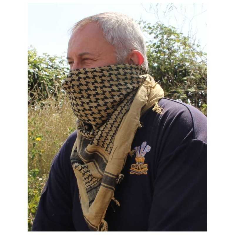 Brown/Beige Keffiyeh Scarf