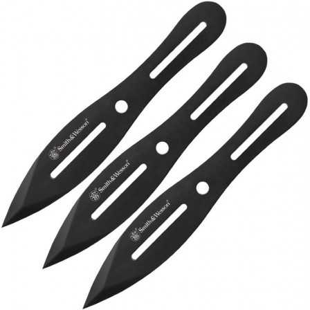 Smith & Wesson Three Piece Throwing Knife Set Black