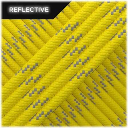 Paracord Type III 550 reflective yellow #r3019 PARACORD