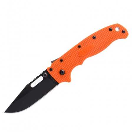 Demko Knives AD20.5 Clip Point Orange Black DLC