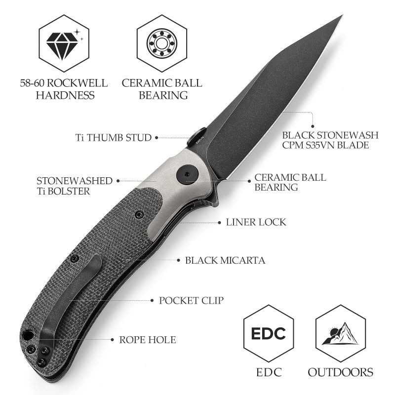 Trivisa UMa-04 CPM S35VN Micarta UMa-04 Folders | Passione per i Co...